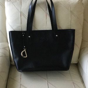 BEAUTIFUL Ralph Lauren Newbury LG Black Tote